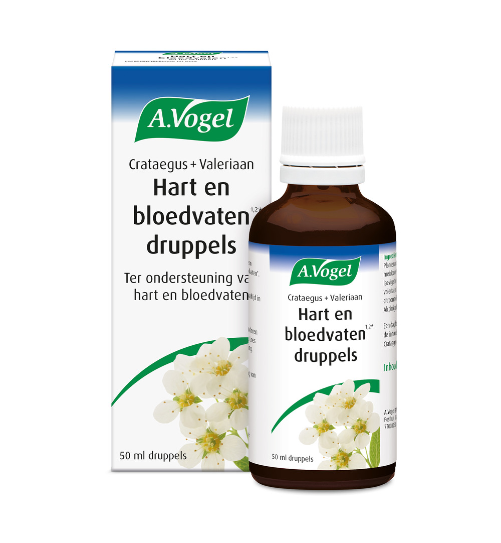 A.Vogel Crataegus + valeriaan druppels (50 ml)
