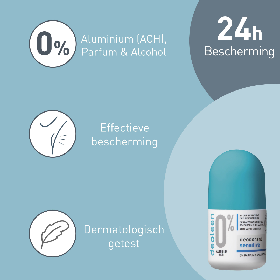Deoleen Deodorant roller 0% sensitive (50 ml) - image 2