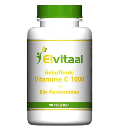 Elvitaal/Elvitum Gebufferde vitamine C 1000mg (90 tabletten)