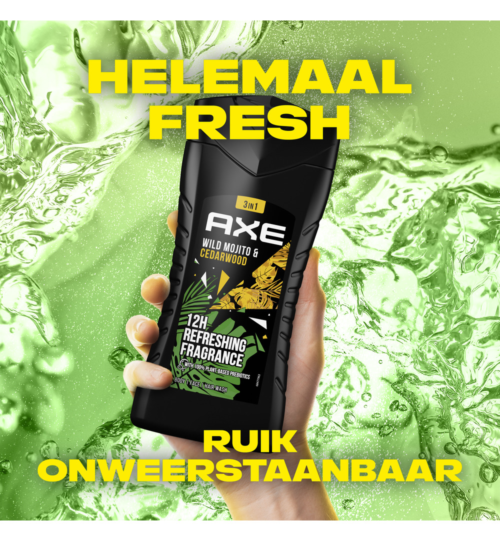 Axe Showergel wildgreen mojito & cederwood (250 ml) - image 5