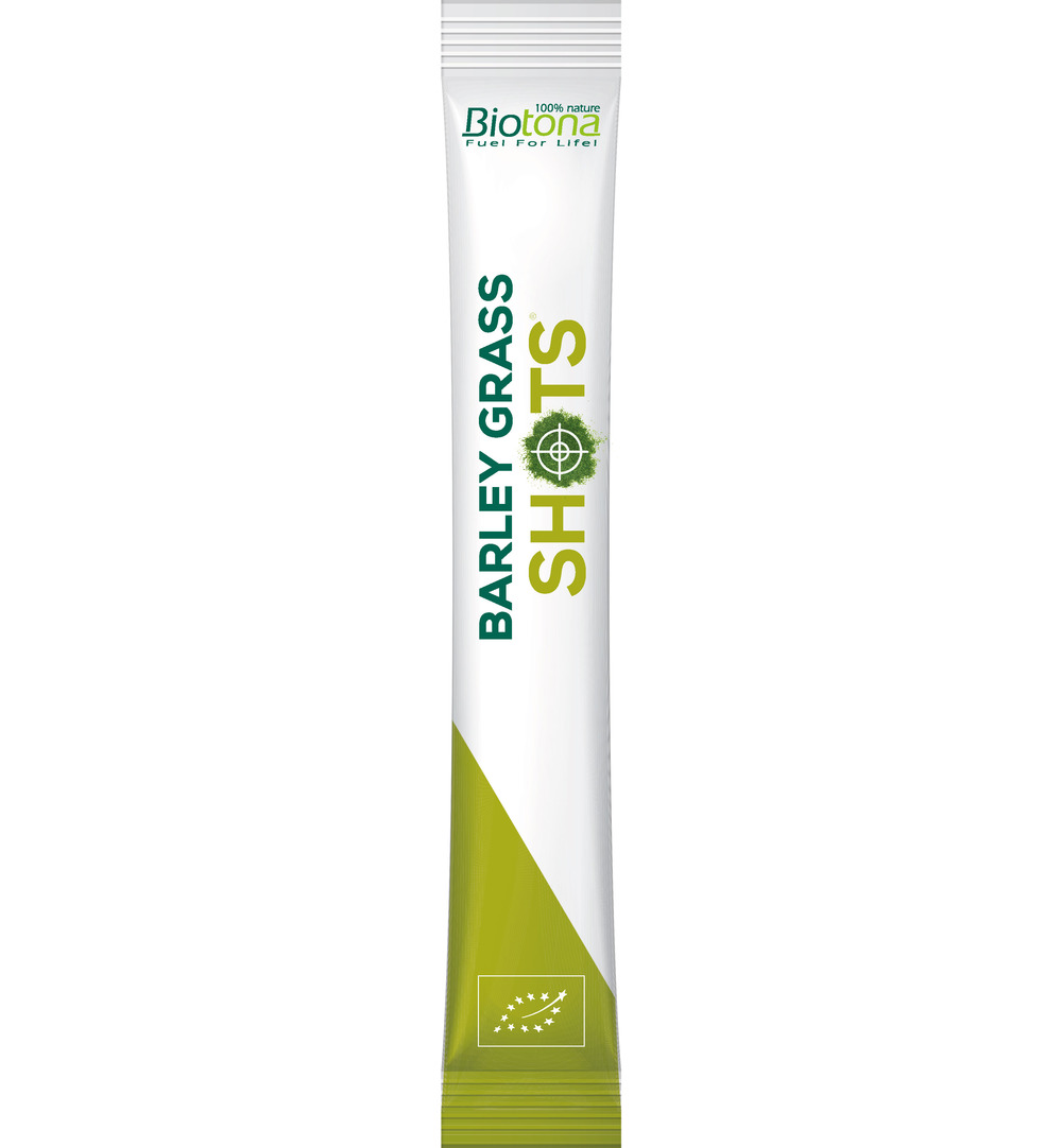 Biotona Barleygrass raw shots 2.2gram bio (20 stuks)