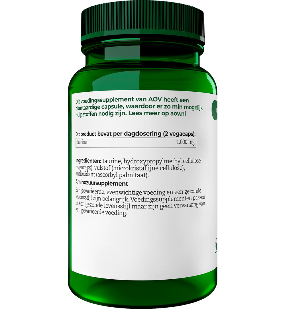 AOV 611 Taurine 500mg (60 vega capsules)