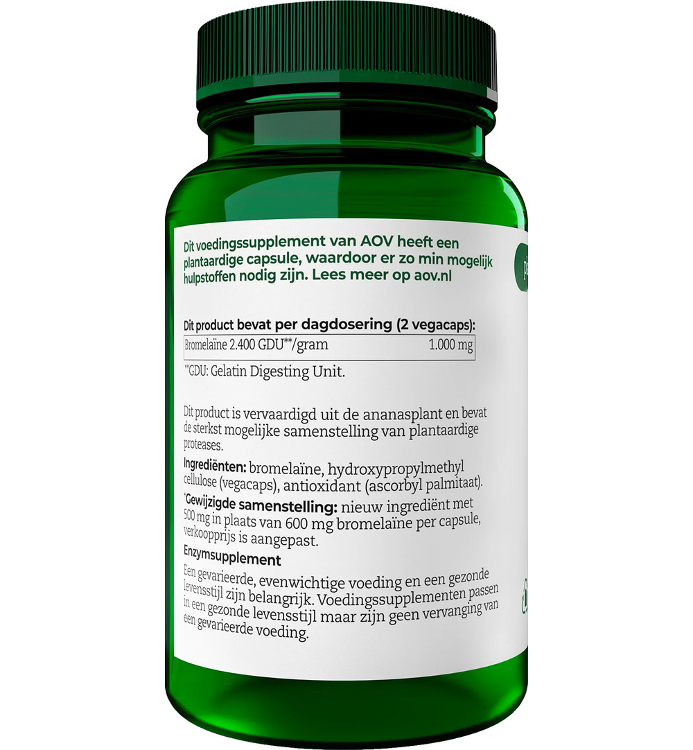 AOV 1133 Bromelaine (30 vega capsules)