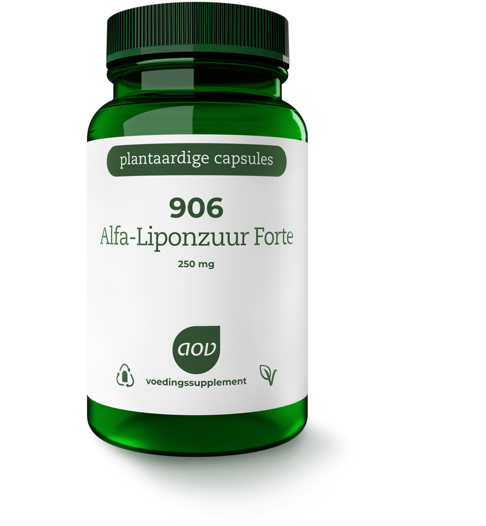 AOV 906 Alfa-liponzuur forte (60 vega capsules)