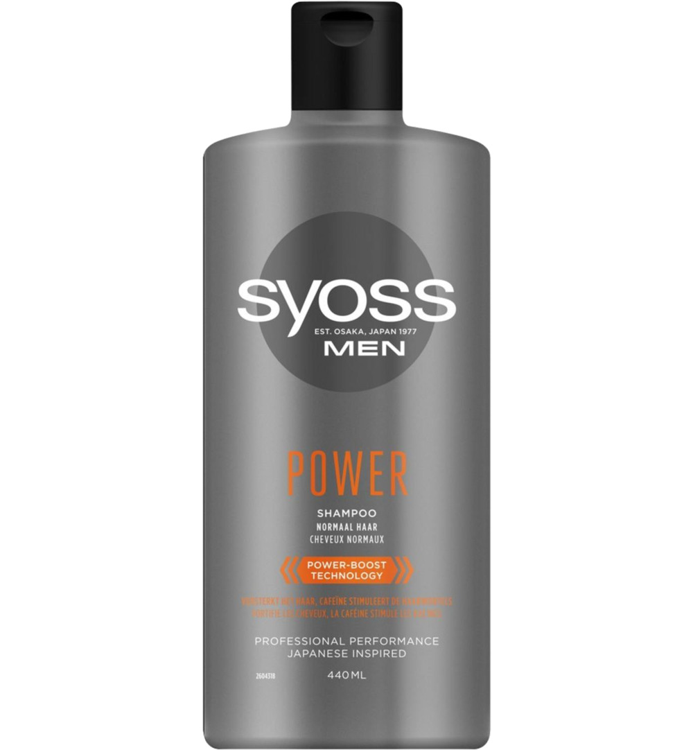 Syoss Shampoo men power & strength (440 ml)