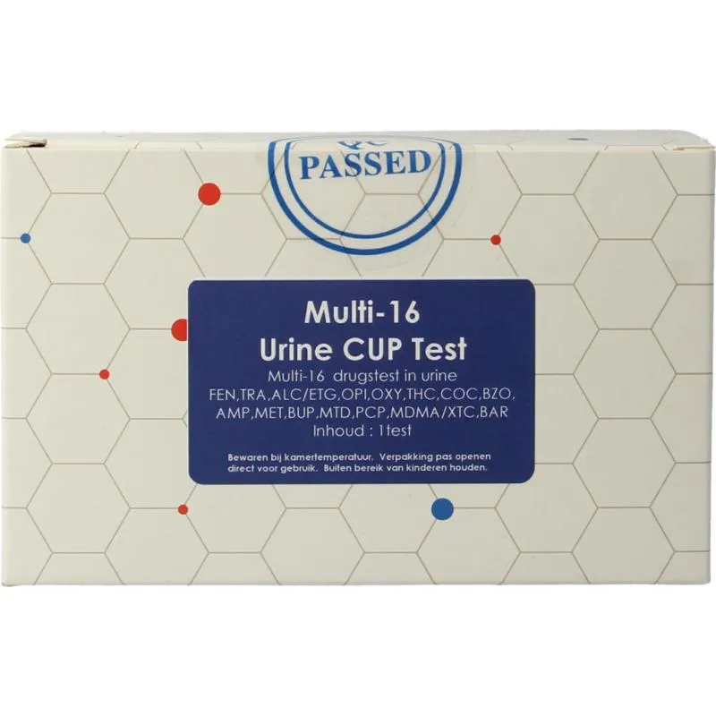 Testjezelf.Nu Multi 16 Drugstest Cup Urine (1 stuk)