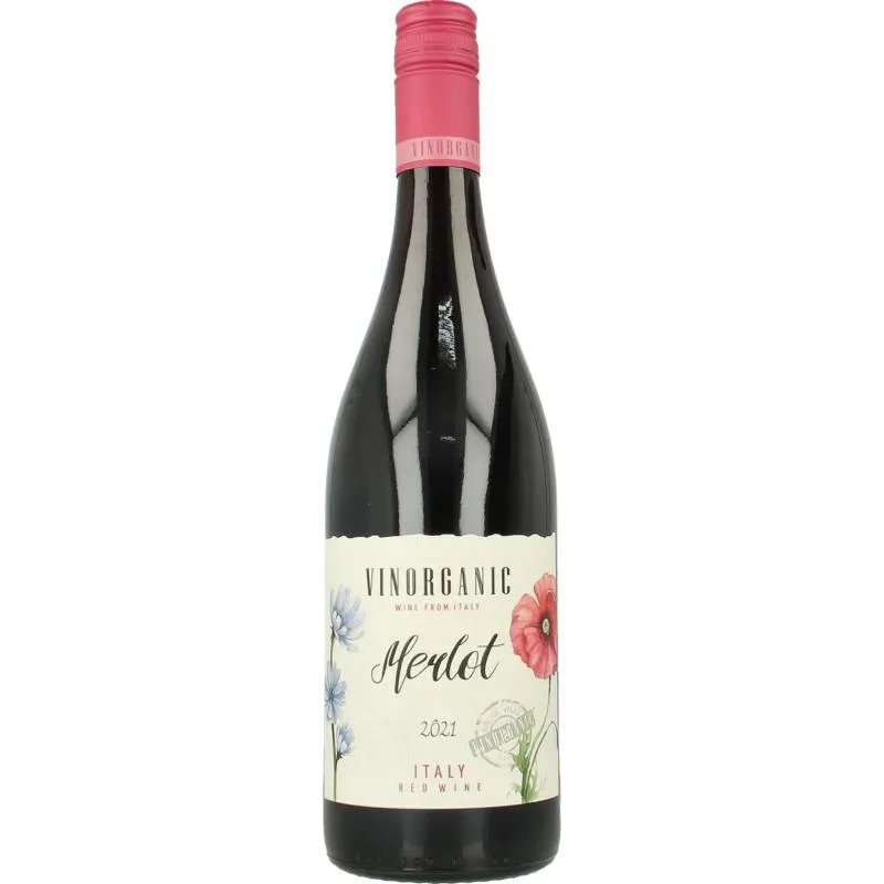Vinorganic Merlot Italia rood bio (750 ml)