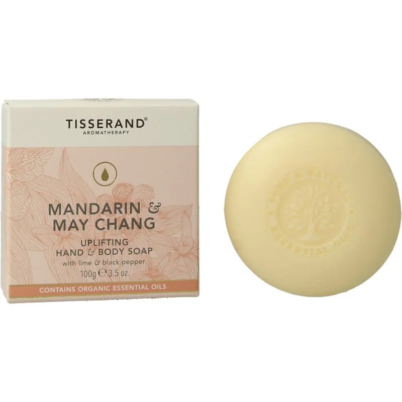 Tisserand Zeep mandarijn & may chang (100 gr)