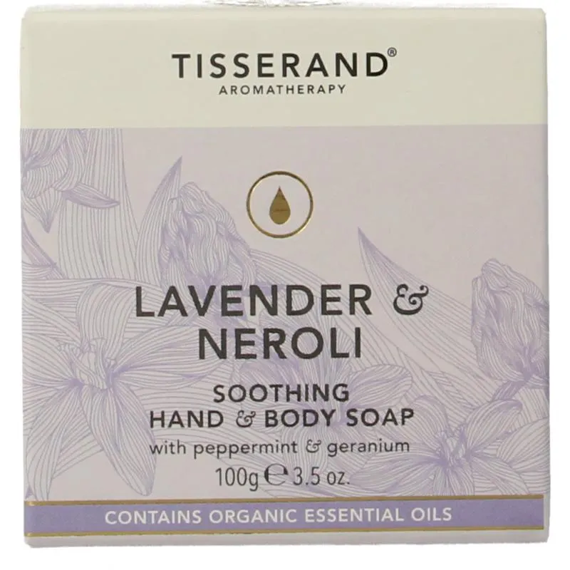 Tisserand Zeep lavendel & neroli (100 gr)
