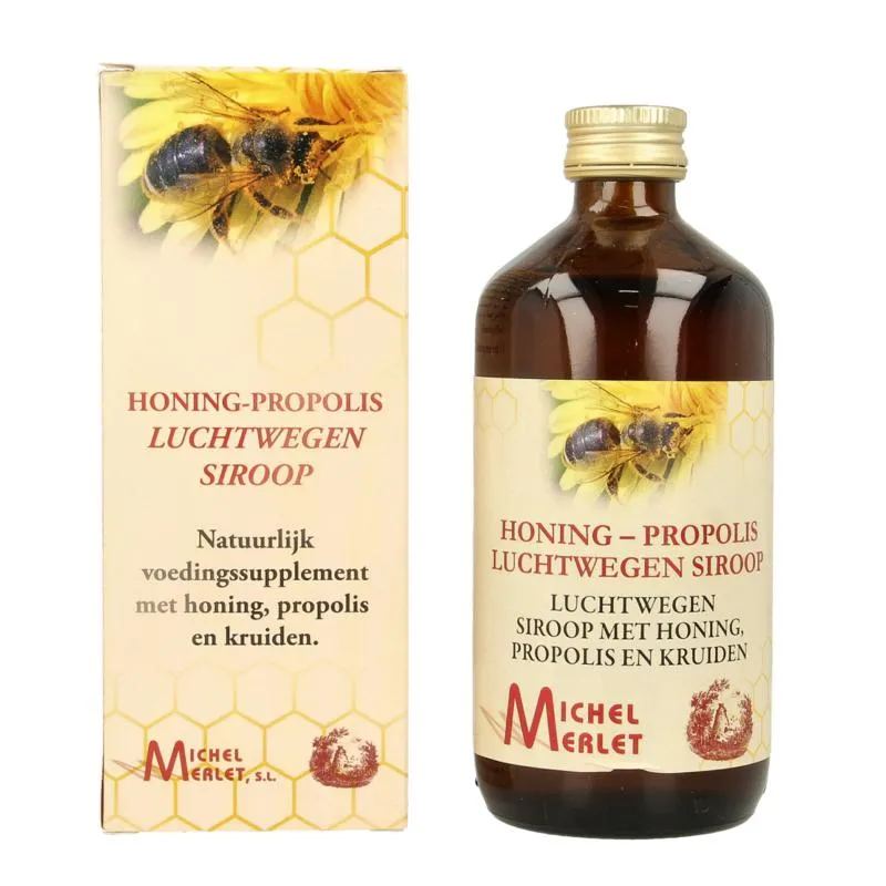 Michel Merlet Honing - propolis luchtwegen s iroop (250 ml)