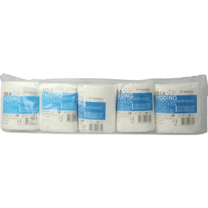 Heka Synthetisch wattenrol 2.75 x 8 cm (5 rollen)