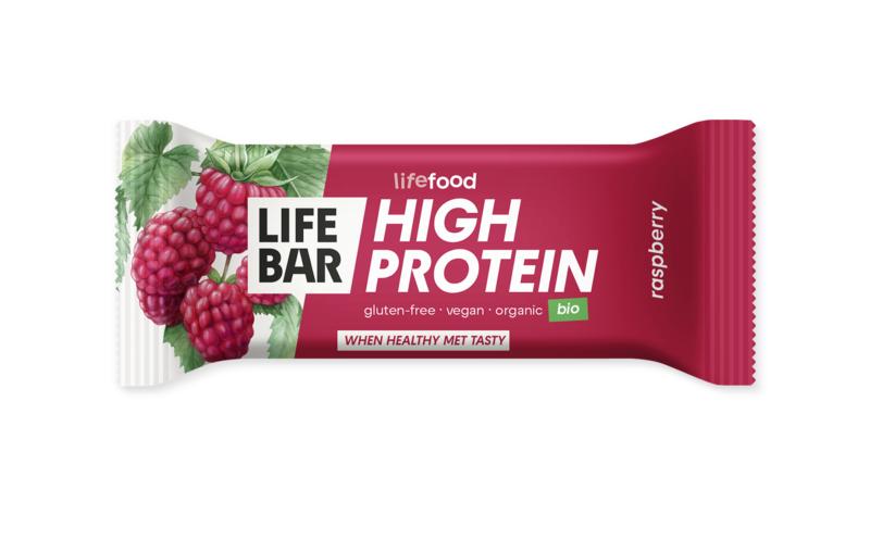 Lifefood Lifebar Proteine Framboos Bio (40 gr)