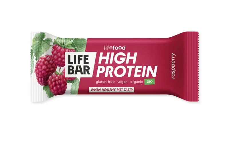 Lifefood Lifebar Proteine Framboos Bio (40 gr)