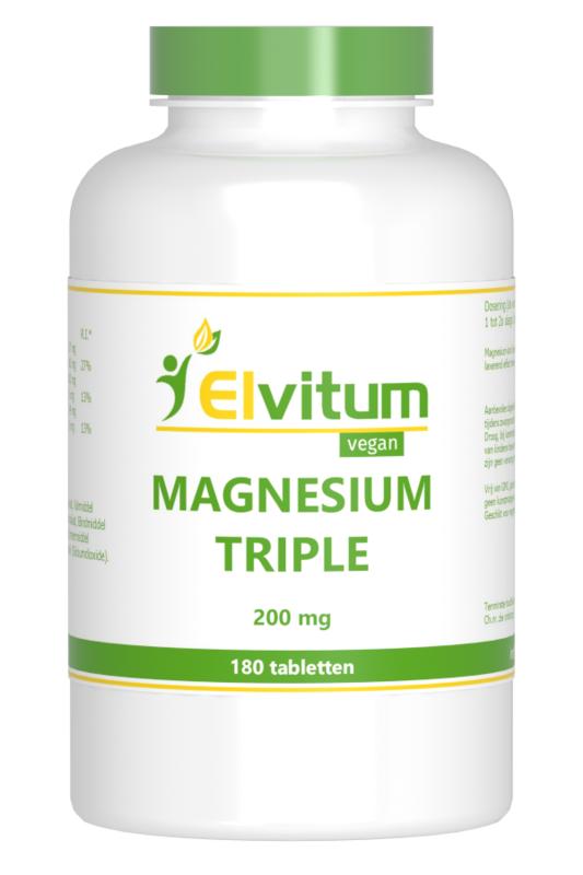 Elvitaal/Elvitum Magnesium Triple 200mg (180 tabletten)