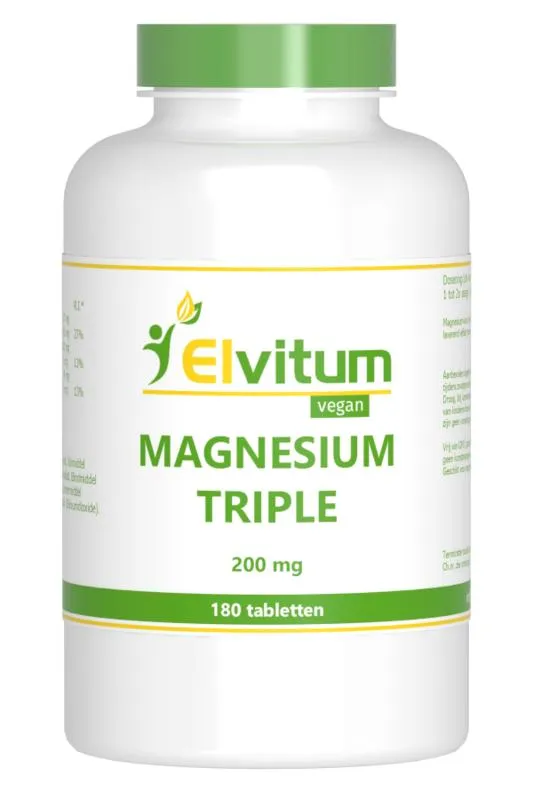 Elvitaal/Elvitum Magnesium Triple 200mg (180 tabletten)
