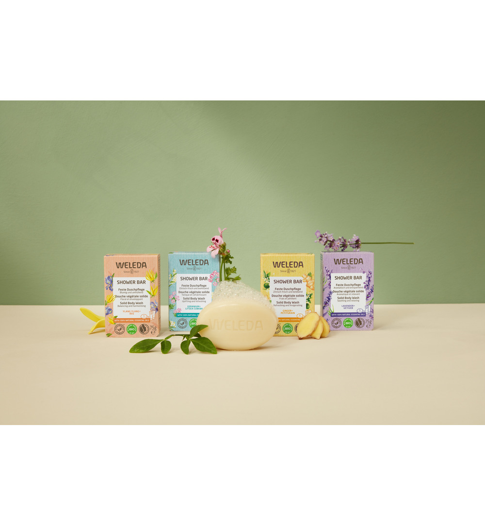 WELEDA Shower bar geranium + litsea cubeba (75 gr) - image 4