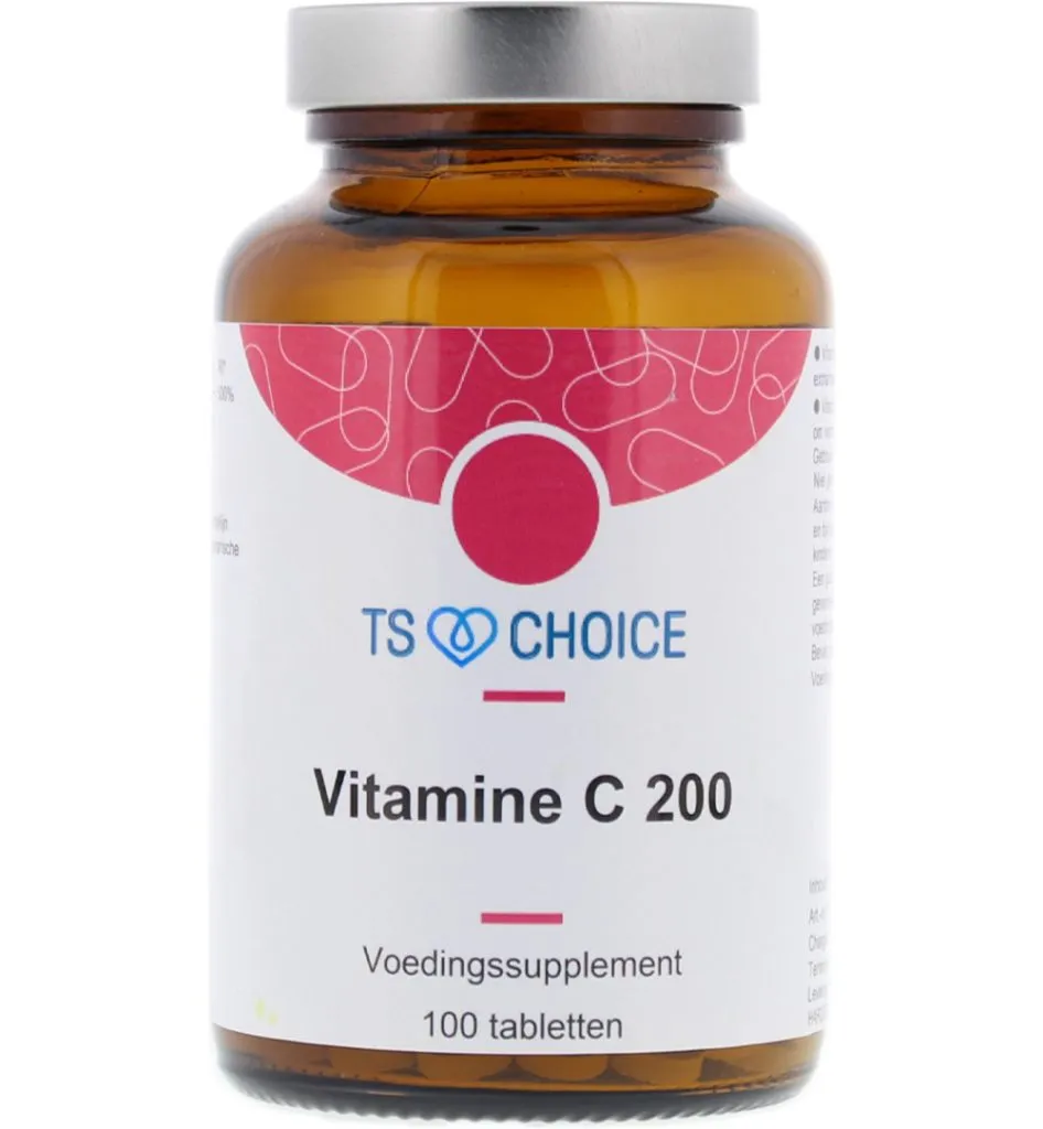 TS Choice Vitamine C 200 mg & bioflavonoiden (100 tabletten)