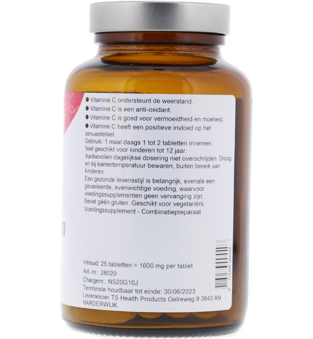 TS Choice Vitamine C 1000 mg & bioflavonoiden (25 tabletten) - image 2