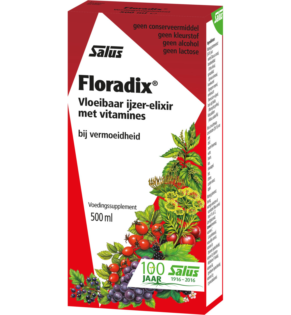 Salus Floradix ijzer elixer (500 ml)
