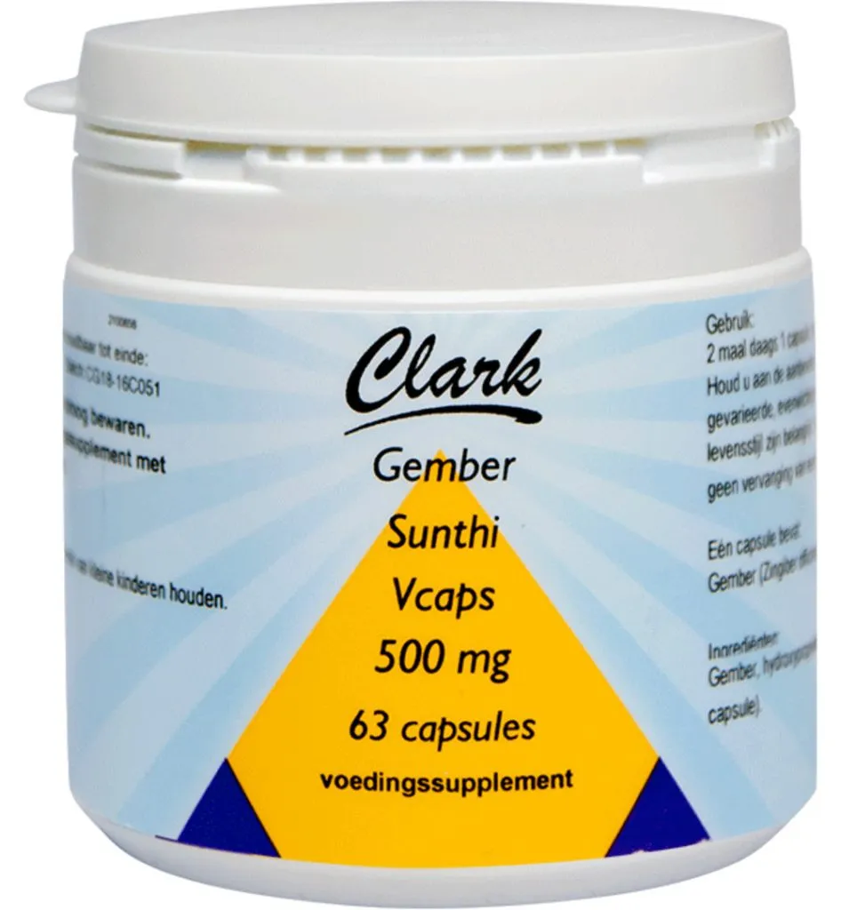 Clark Gember/sunthi 500mg (63 capsules)