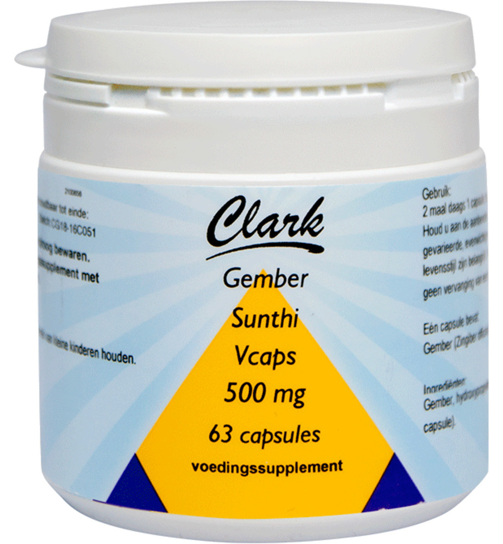 Clark Gember/sunthi 500mg (63 capsules)