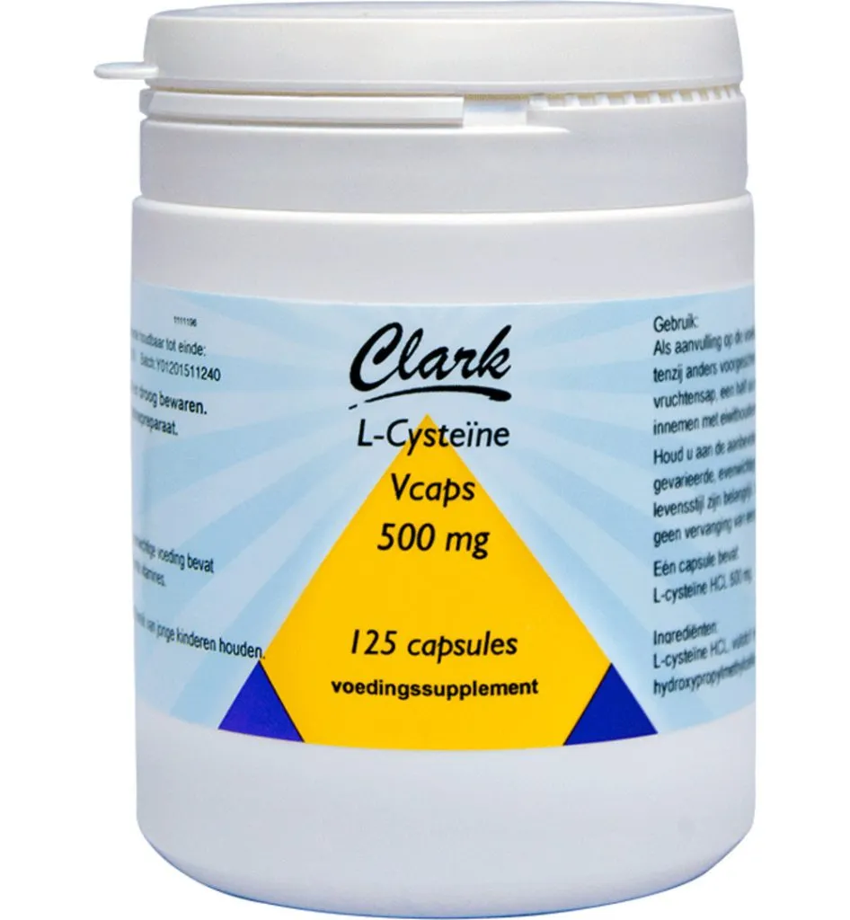 Clark L-Cysteine 500mg (125 vega capsules)