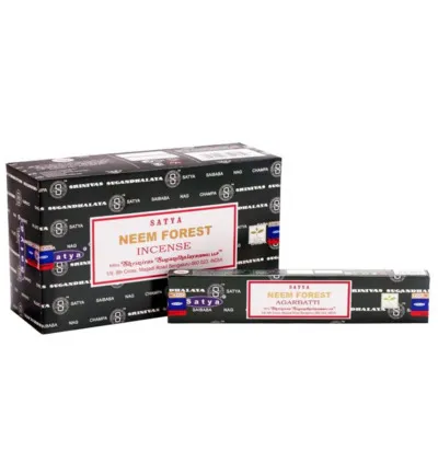 Nag Champa Wierook Satya Neem Forest (15 gr)