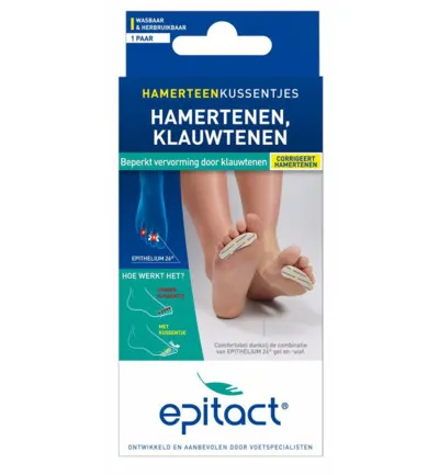 Epitact Hamertenen maat 36/40 (2 stuks)