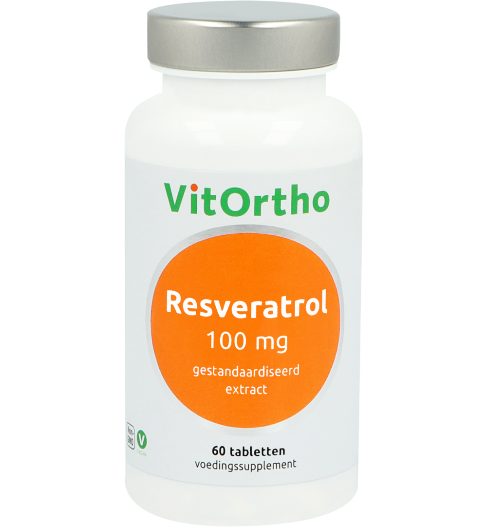 VitOrtho Resveratrol 100 mg (60 tabletten)