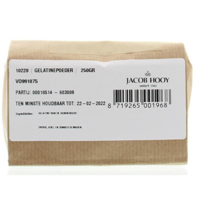 Jacob Hooy Gelatinepoeder (250 gr)