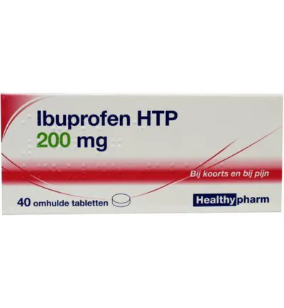 Healthypharm Ibuprofen 200mg (40 tabletten)