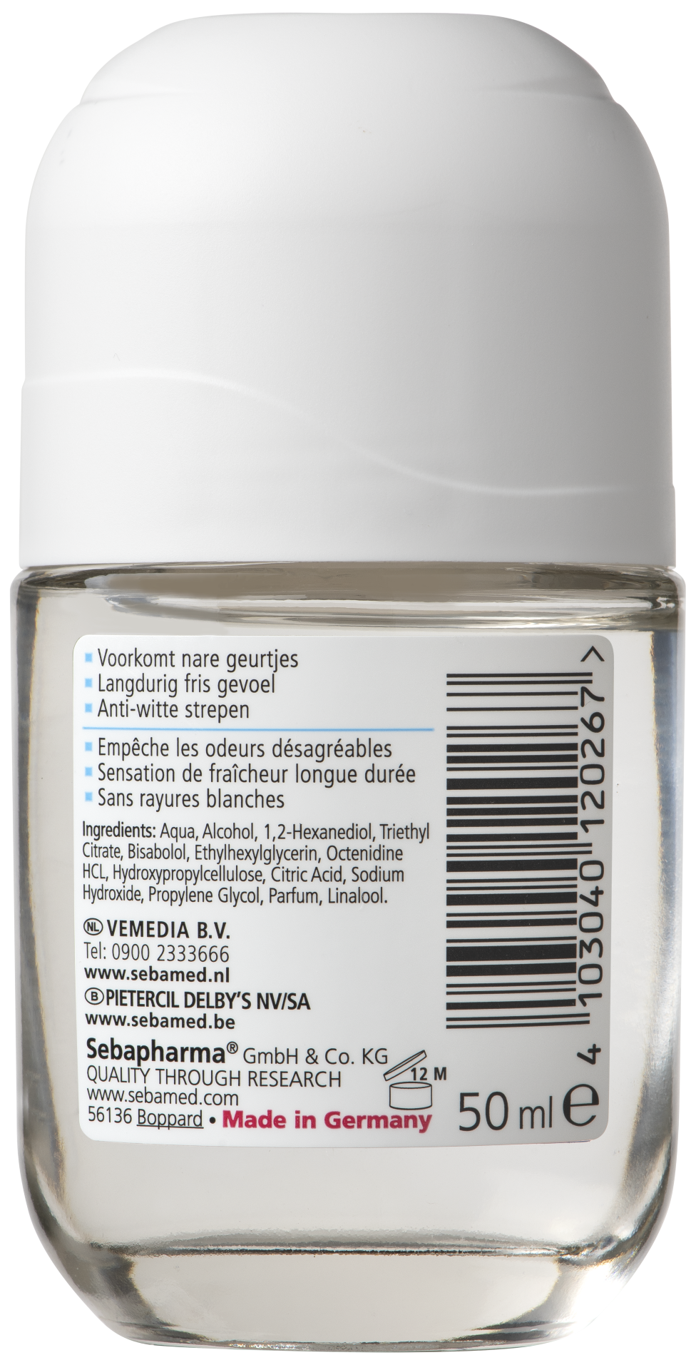 Sebamed Deodorant roller neutraal (50 ml) - image 4