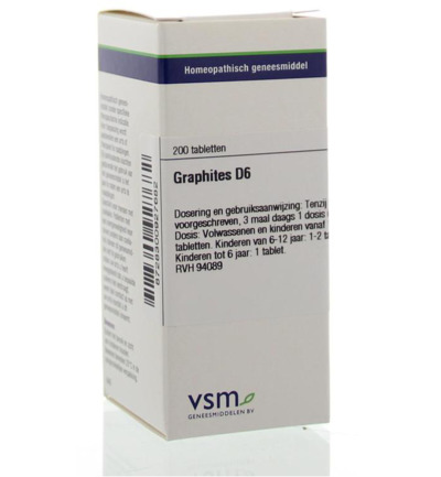 VSMgraphites D6 (200 tabletten)