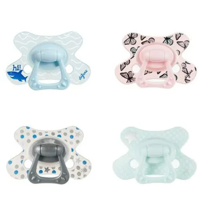 Difrax Fopspeen dental 6+ maanden met ring (1 stuk)