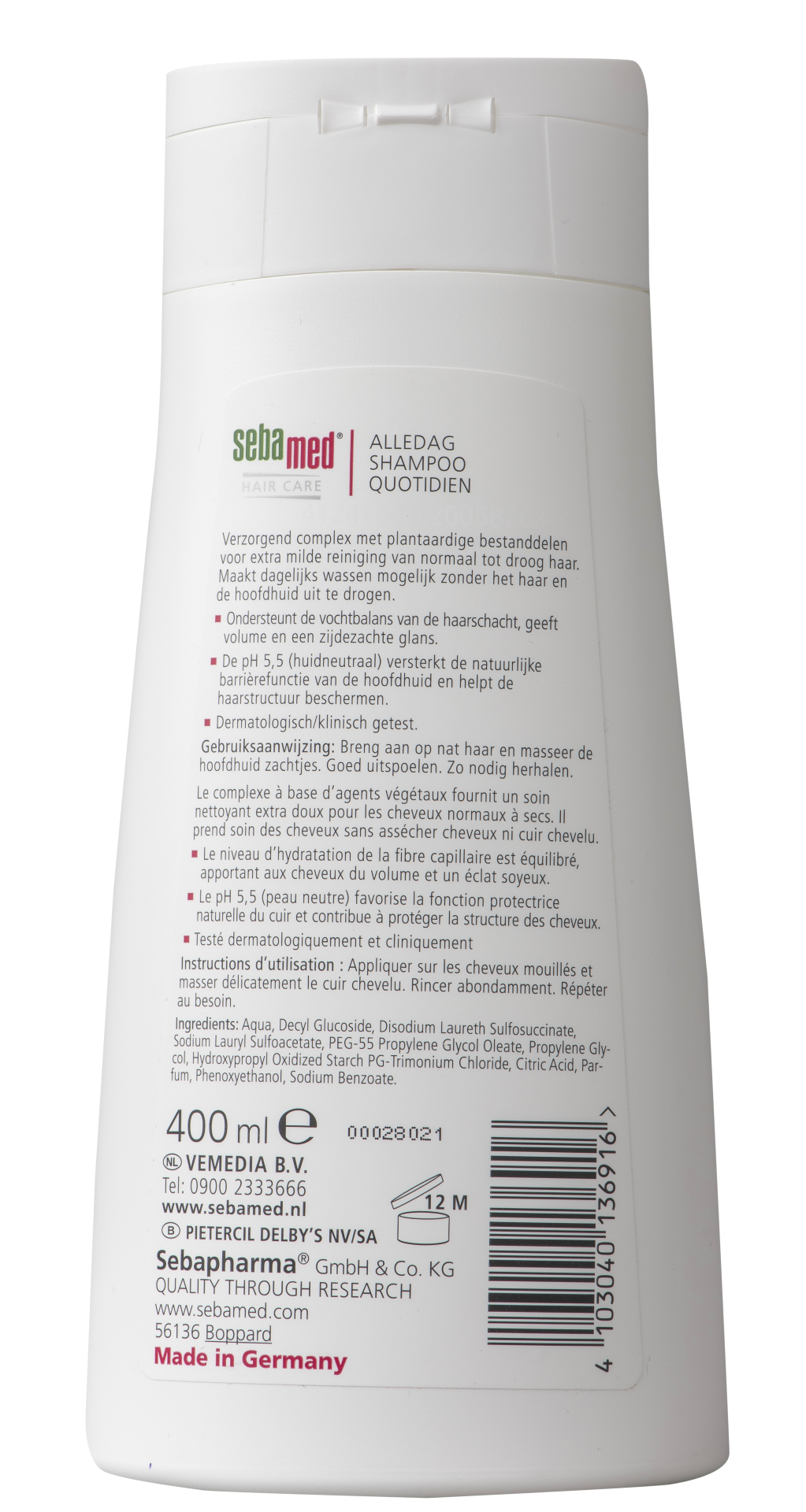 Sebamed Iedere dag shampoo (400 ml) - image 4