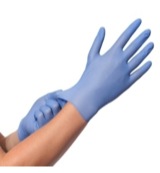 cmt Onderzoekshandschoen nitriel blauw poedervrij S (100 stuks)