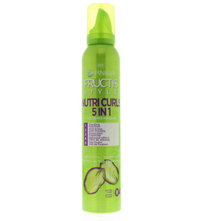Garnier Fructis Style Mousse 5-In-1 Nutri Krul (200 ml)