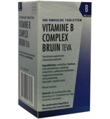 Teva Vitamine B Complex Bruin Los (300 tabletten)