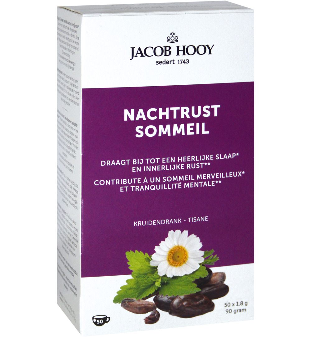 Jacob Hooy Nachtrust Theezakjes (50 stuks)