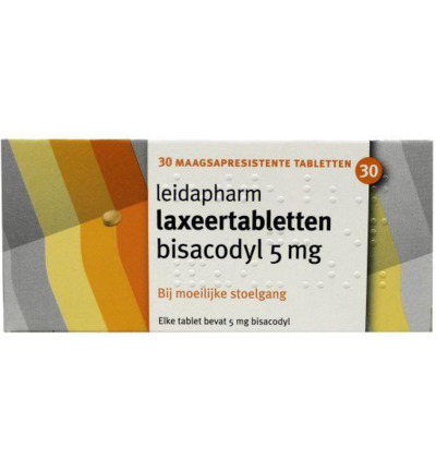 Leidapharm Bisacodyl laxeer 5mg (30 tabletten)