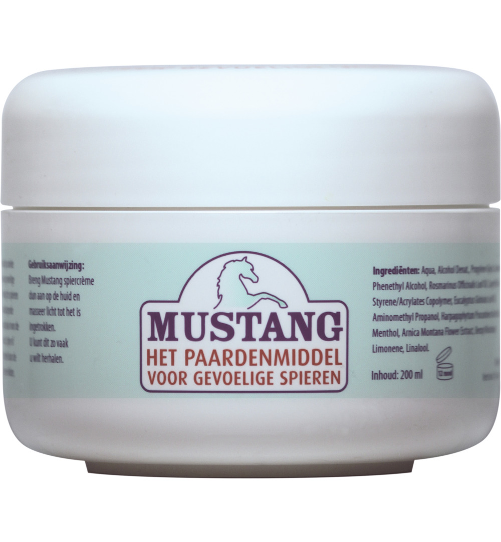 Jacob Hooy Mustang spiercreme (200 ml)