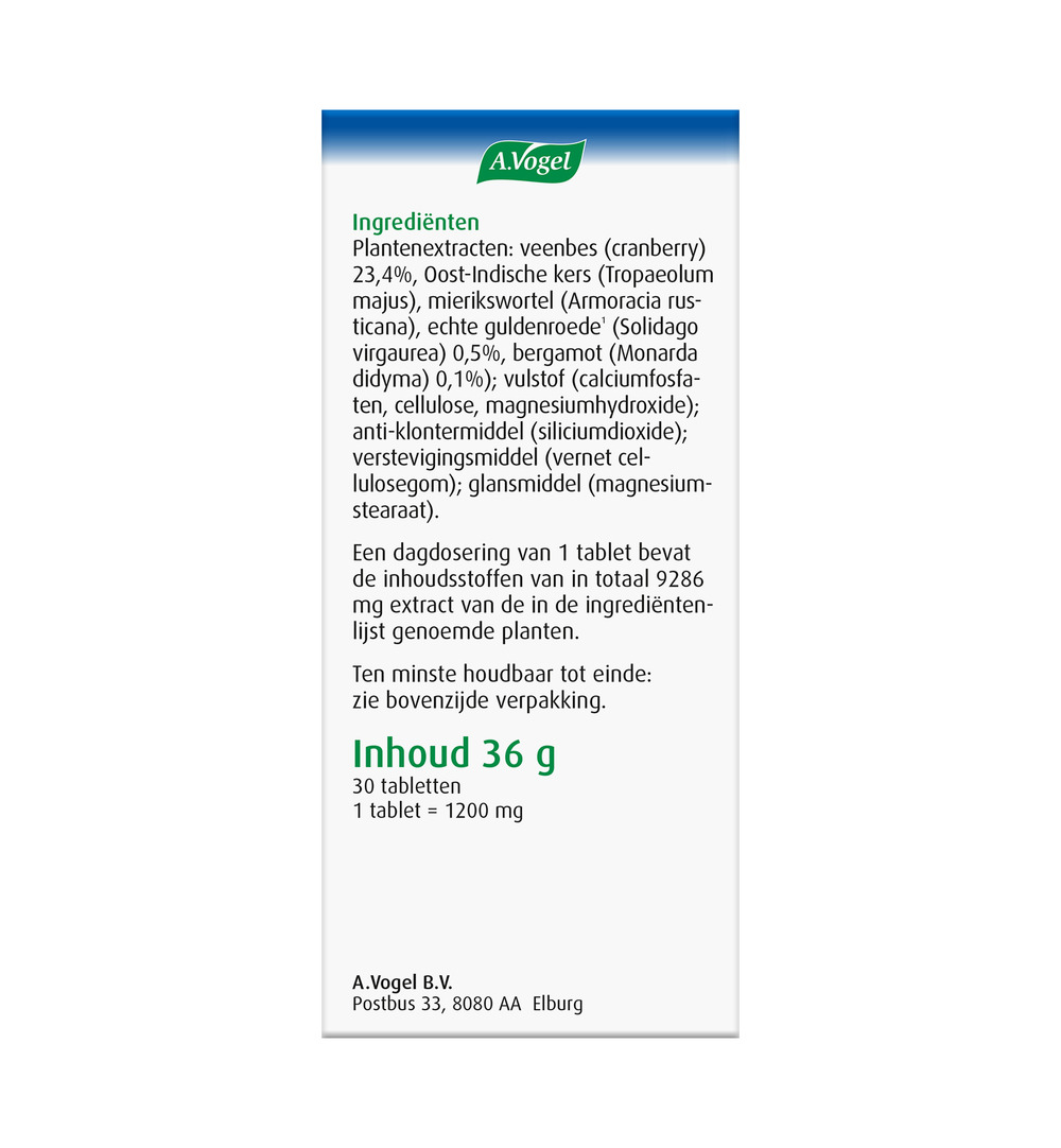 A.Vogel Cranberry Monarda (30 tabletten) - image 4