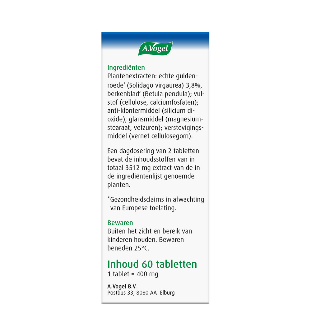 A.Vogel Solidago (60 tabletten) - image 4