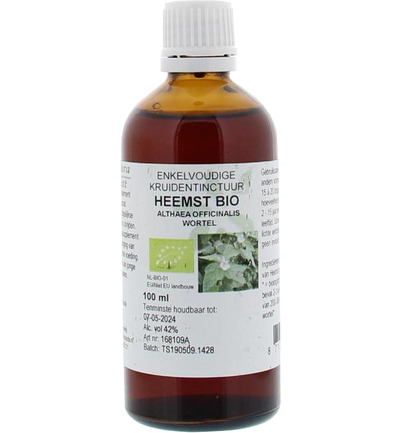 De Cruydhof Althaea officinalis rad/heemst tinctuur bio (100 ml)