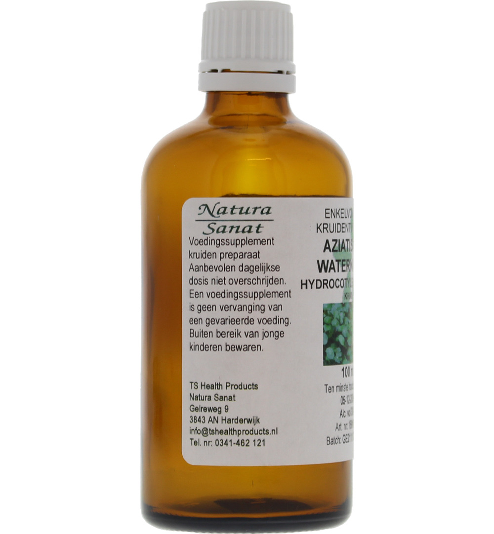 De Cruydhof Hydrocotyle asiatica/aziat waternavel tinctuur bio (100 ml)