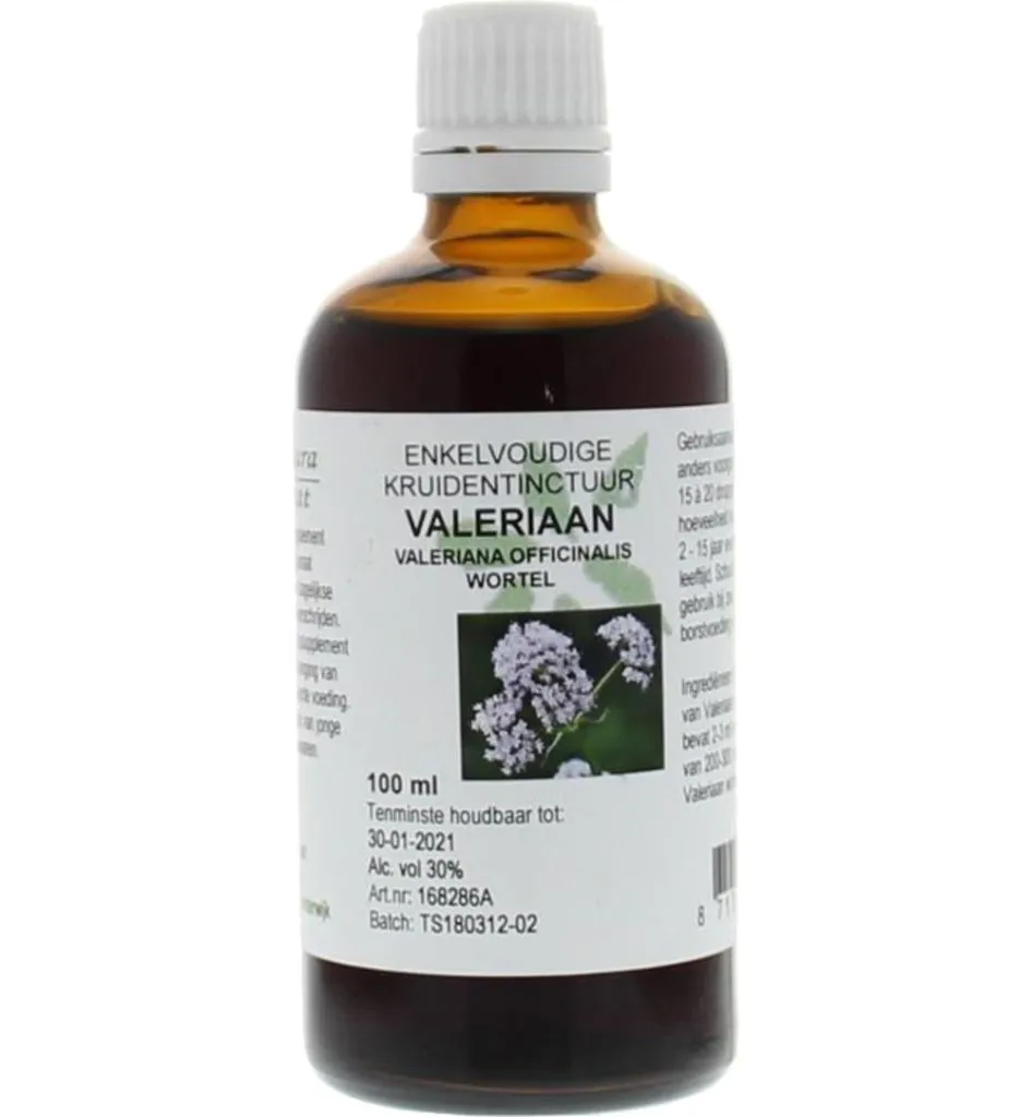 De Cruydhof Valeriana off rad / valeriaan tinctuur (100 ml)