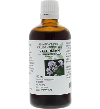 De Cruydhof Valeriana off rad / valeriaan tinctuur (100 ml)