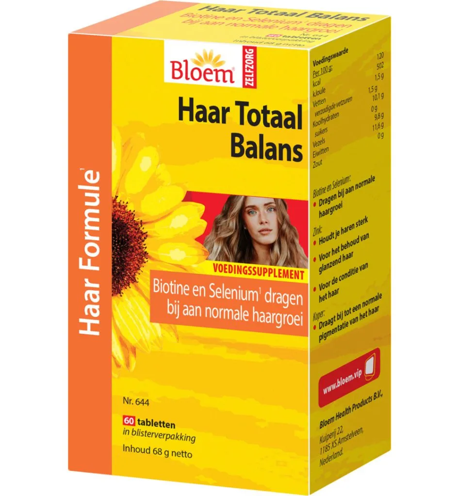 Bloem Haar Totaal Balans (60 tabletten)