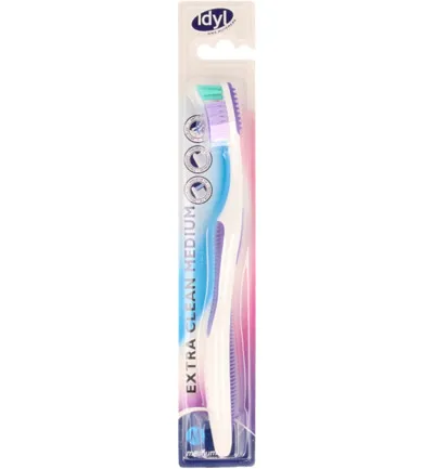 Idyl Tandenborstel extra clean medium (1 stuk)