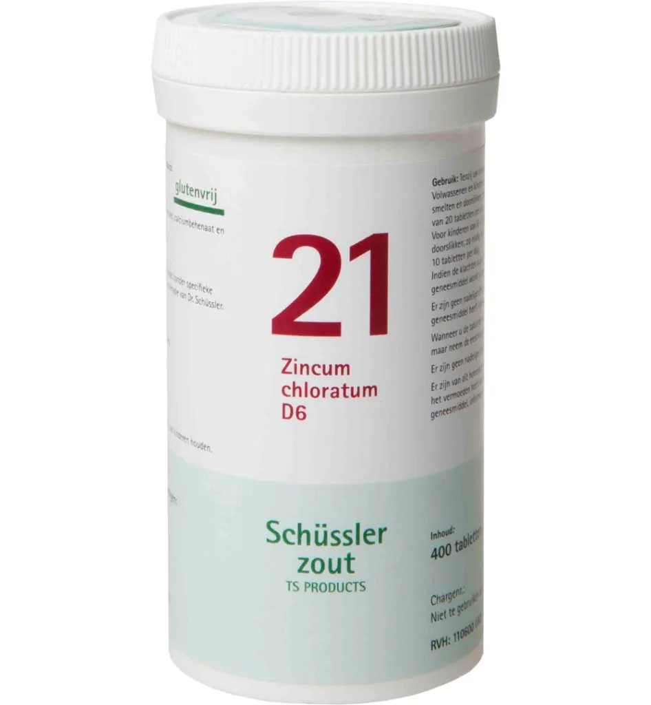 Pfluger Zincum chloratum 21 D6 Schussler (400 tabletten)